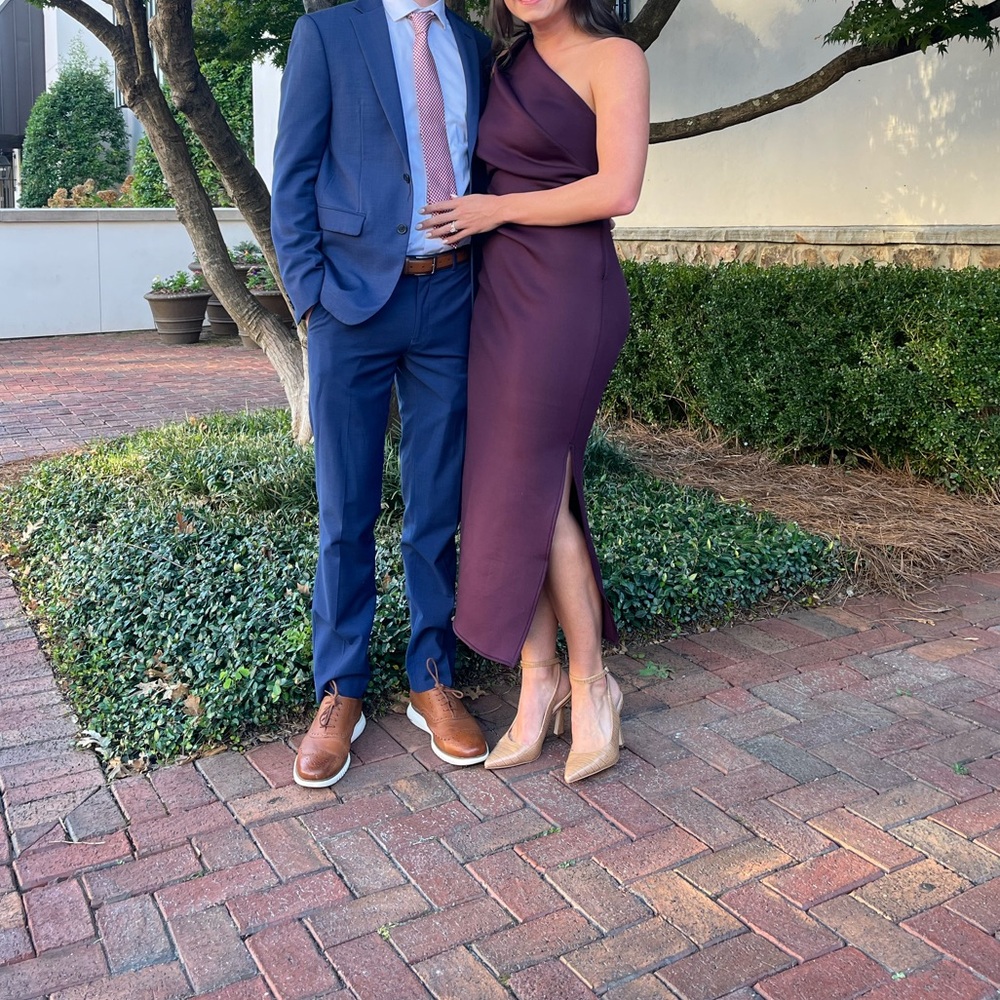 ASOS Aubergine One Shoulder Dress